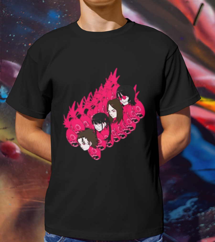 Concert Exclusive Jun Inagawa Pink Monster Characters T-Shirt
