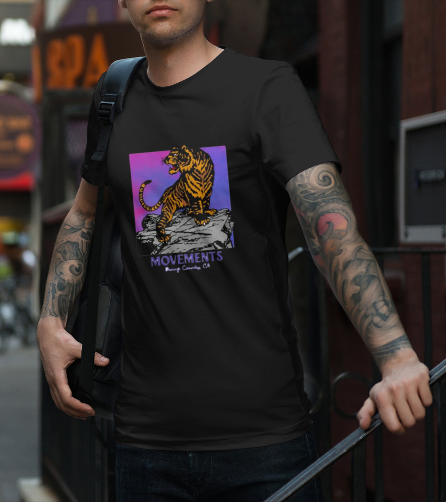 Movements Tiger Orange County CA T-Shirt