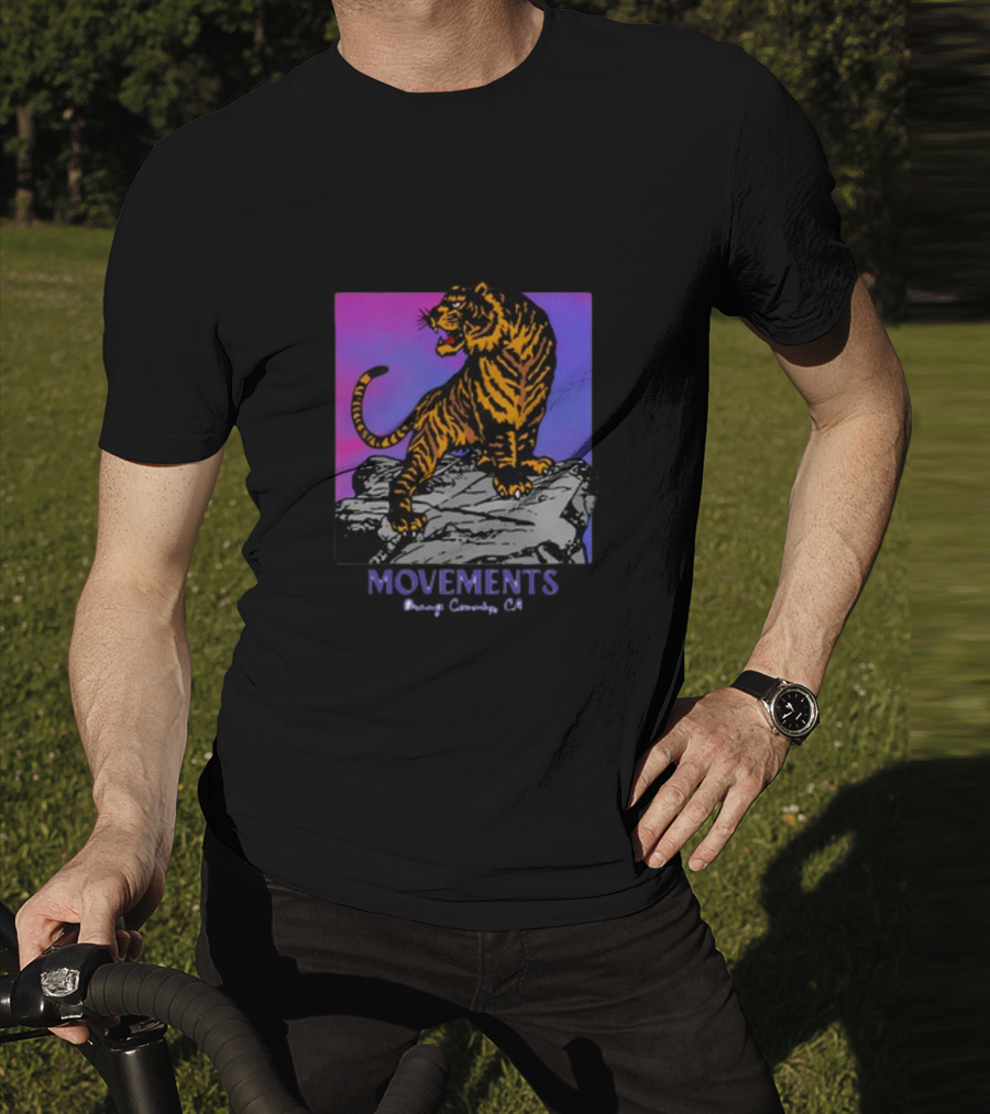 Movements Tiger Orange County CA T-Shirt