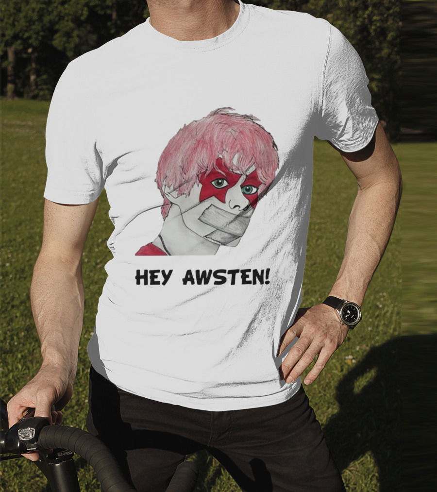 Hey Awsten Are You Gonna Play Sneaking Out Of Heaven Masked Punk T-Shirt