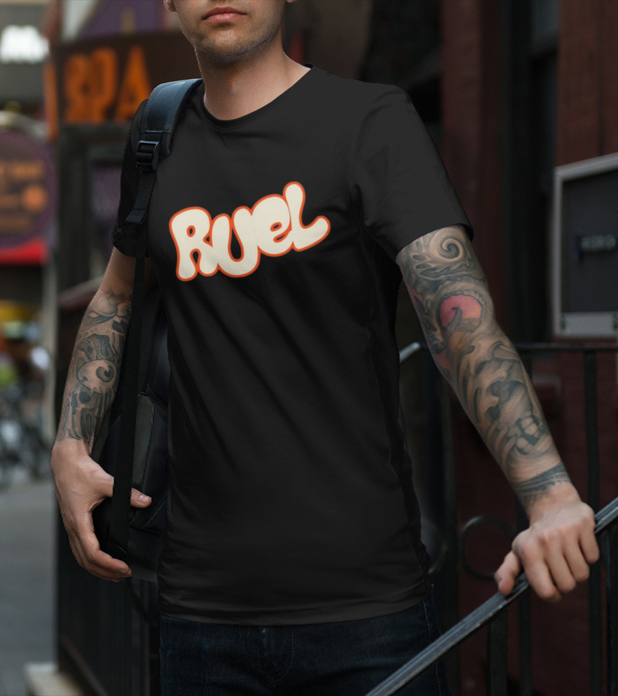 Ruel Puff Text T-Shirt