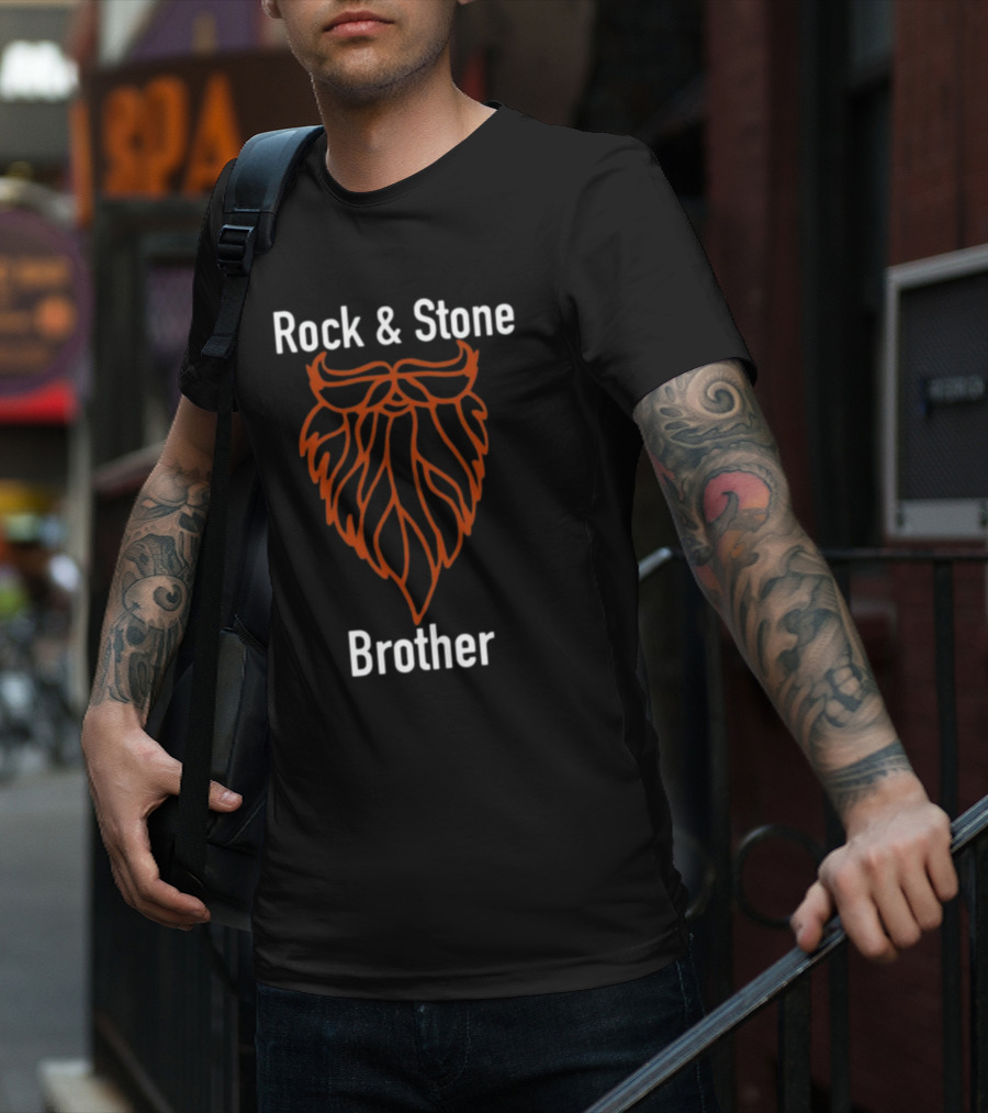 Rock And Stone Brother Beard T-Shirt