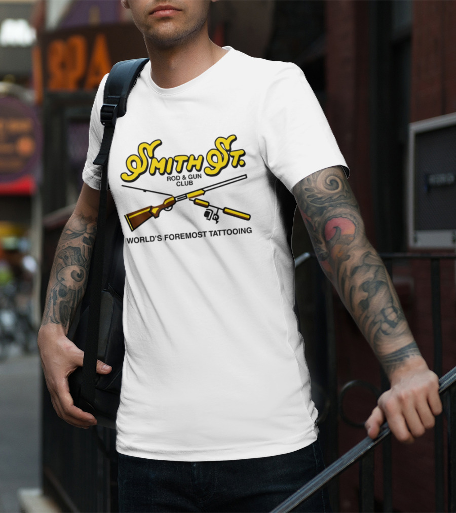 Smith St Rod And Gun Club World's Foremost Tattooing T-Shirt