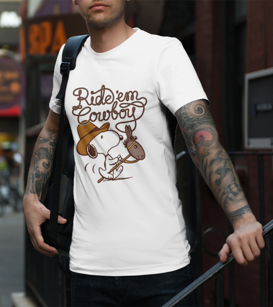 Ride Em Cowboy Snoopy T-Shirt