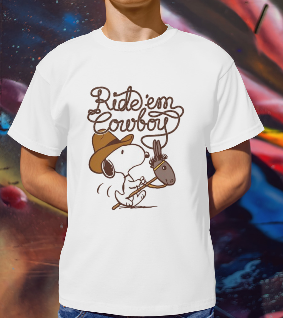 Ride Em Cowboy Snoopy T-Shirt