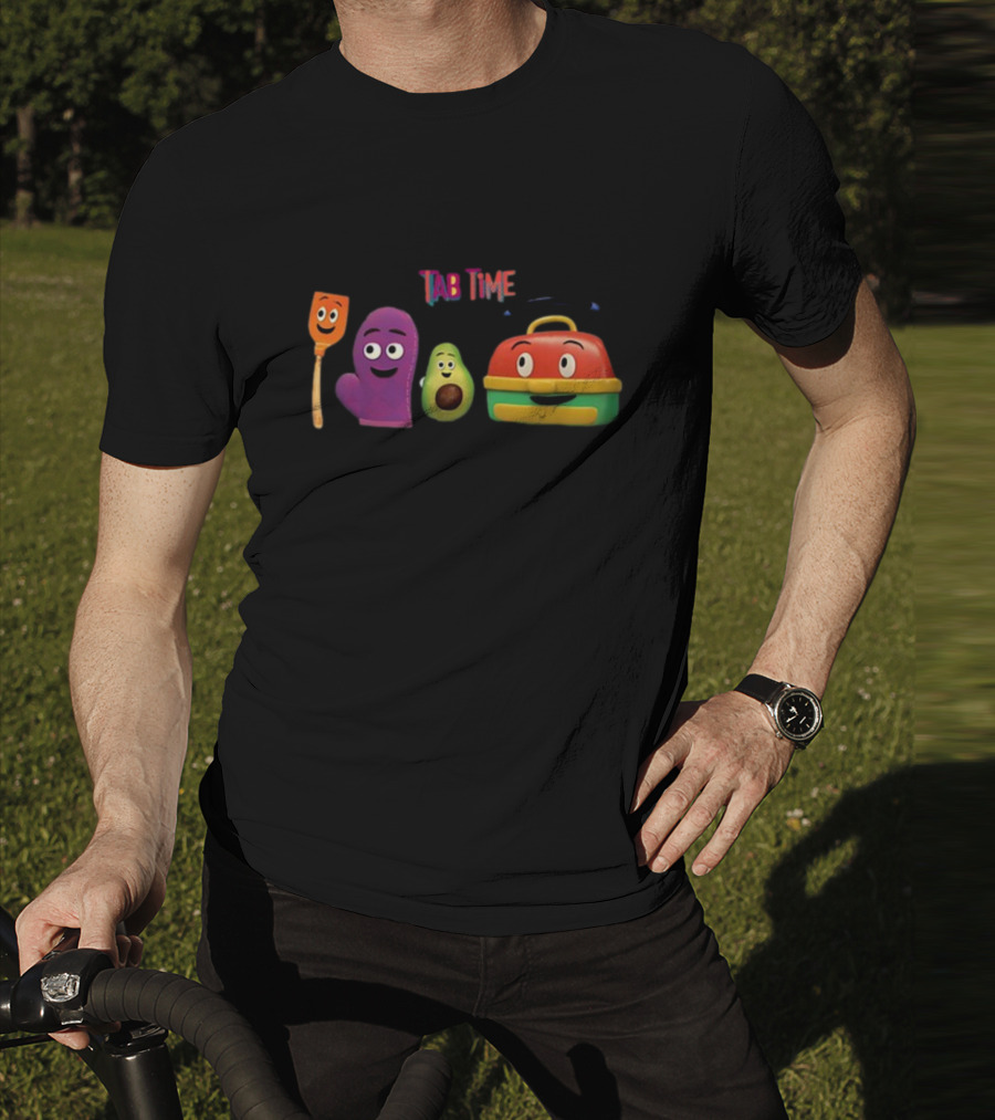Tab Time Pals Colorful Kitchen Friends T-Shirt