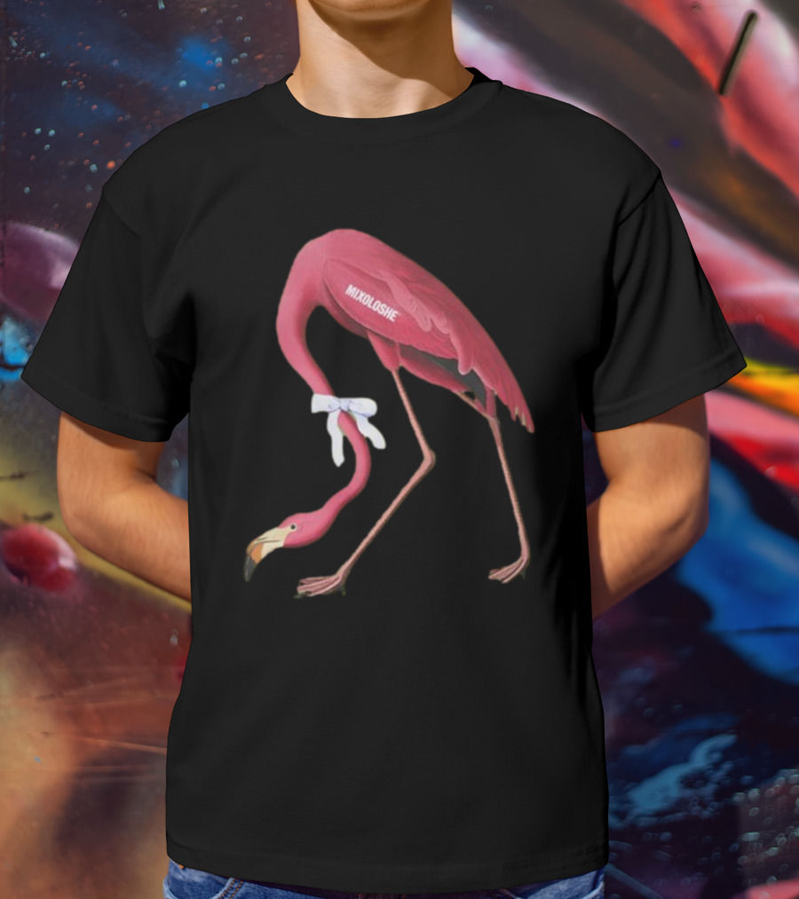 Mixoloshe Flamingo Team Crewneck T-Shirt