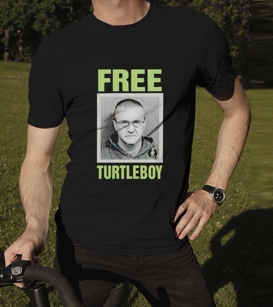 Free Turtleboy Mugshot T-Shirt