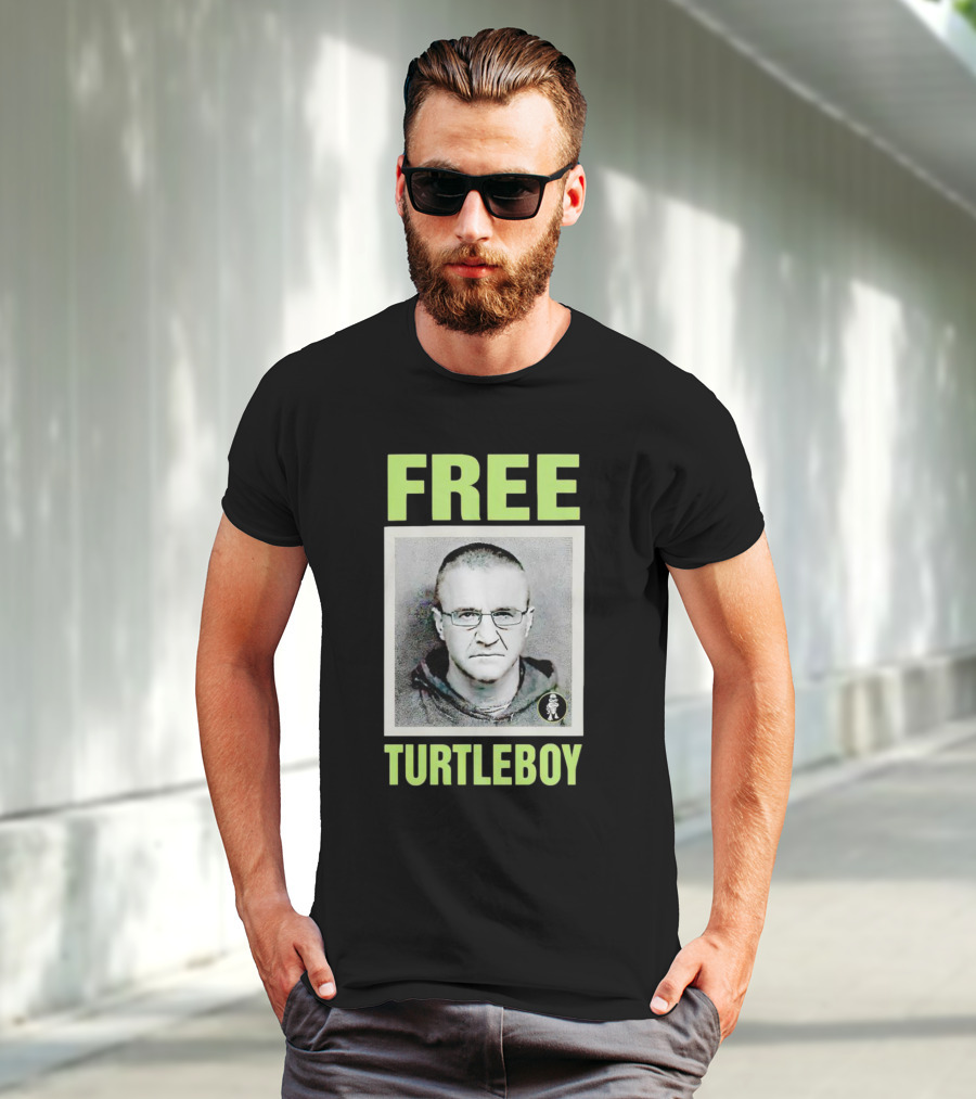 Free Turtleboy Mugshot T-Shirt