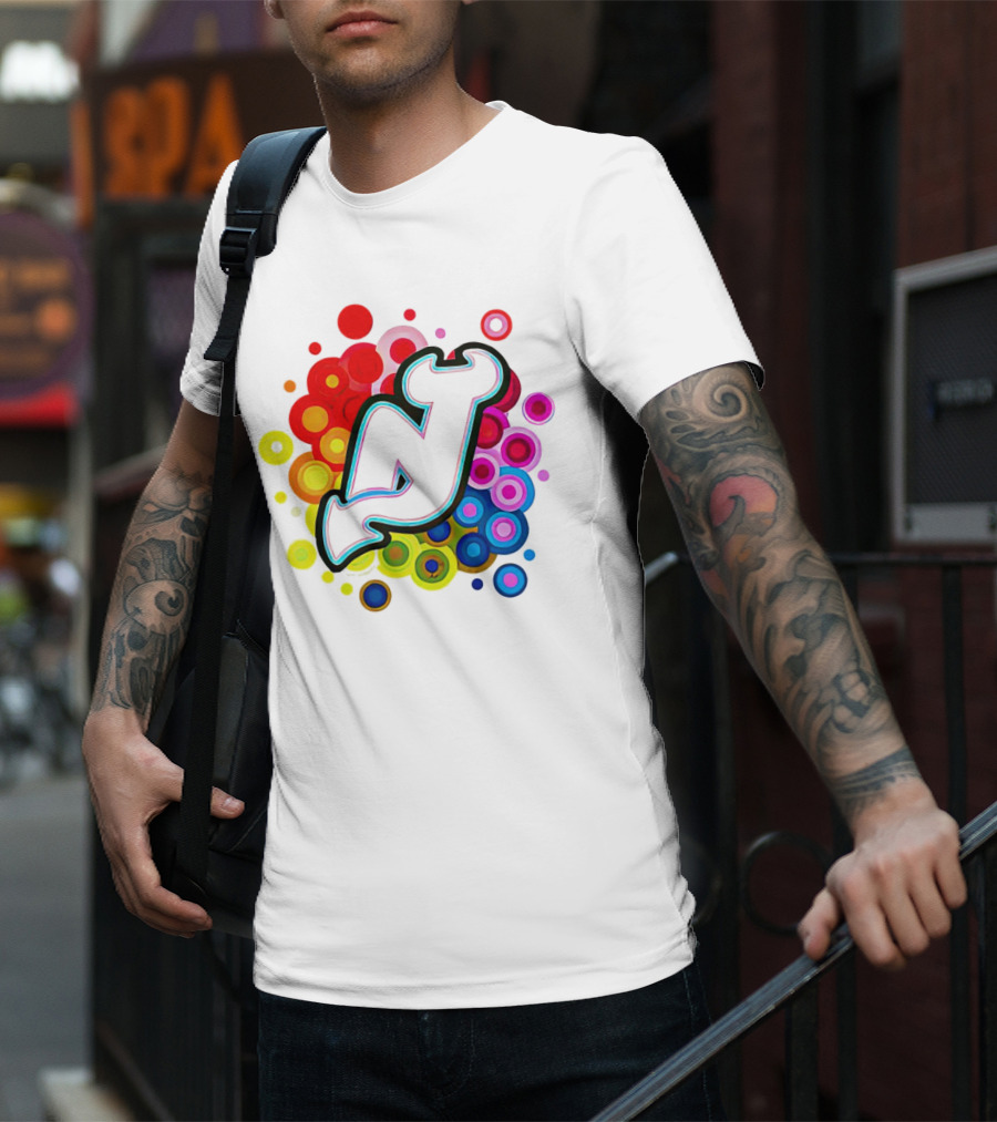 New Jersey Devils Rainbow T-Shirt