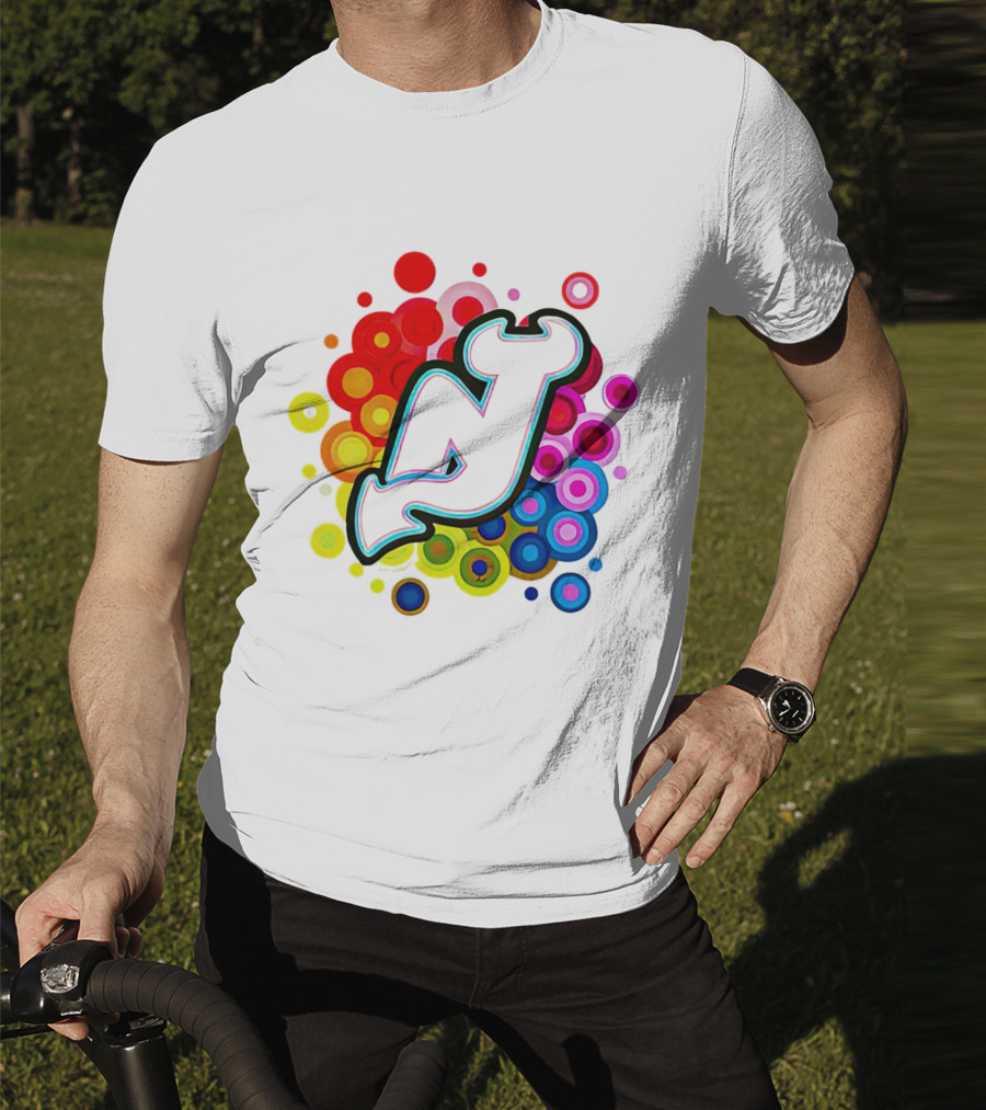 New Jersey Devils Rainbow T-Shirt