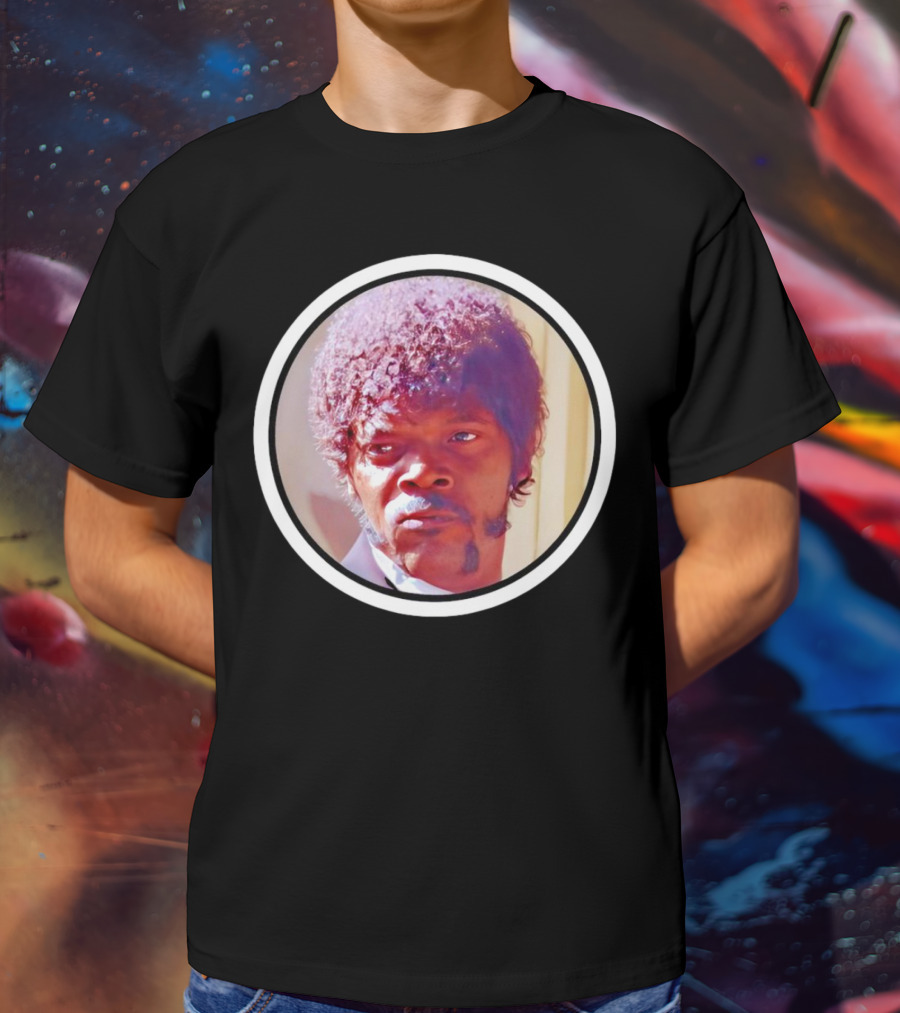 Jules Winnfield Iconic Look Pulp Fiction Samuel L Jackson Photo T-Shirt