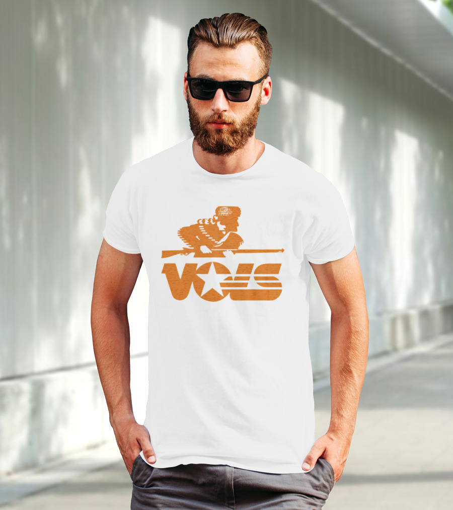 Tennessee Vols Vintage Rifle Star Retro T-Shirt