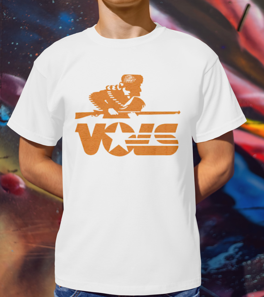 Tennessee Vols Vintage Rifle Star Retro T-Shirt