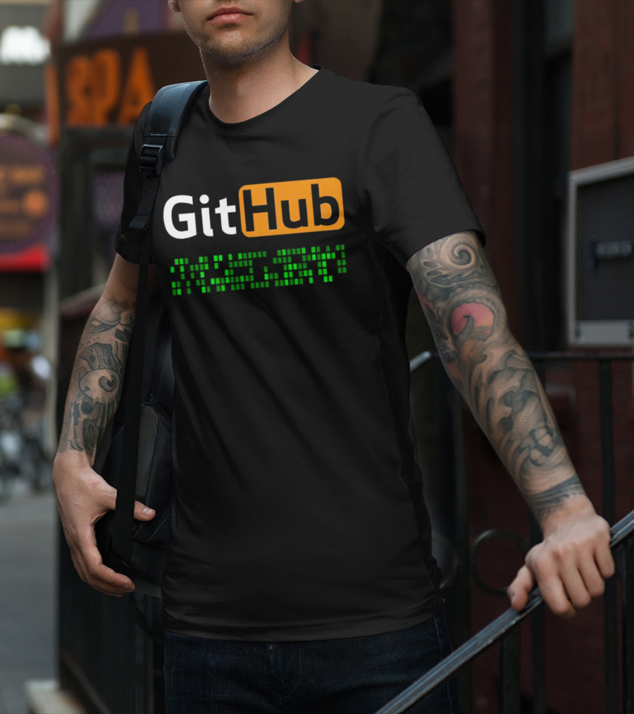 GitHub Code Contribution Squares T-Shirt