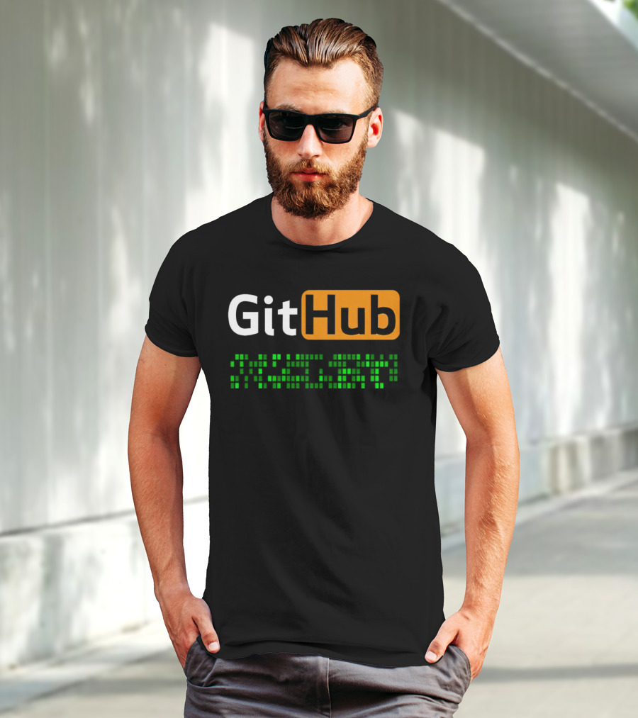 GitHub Code Contribution Squares T-Shirt