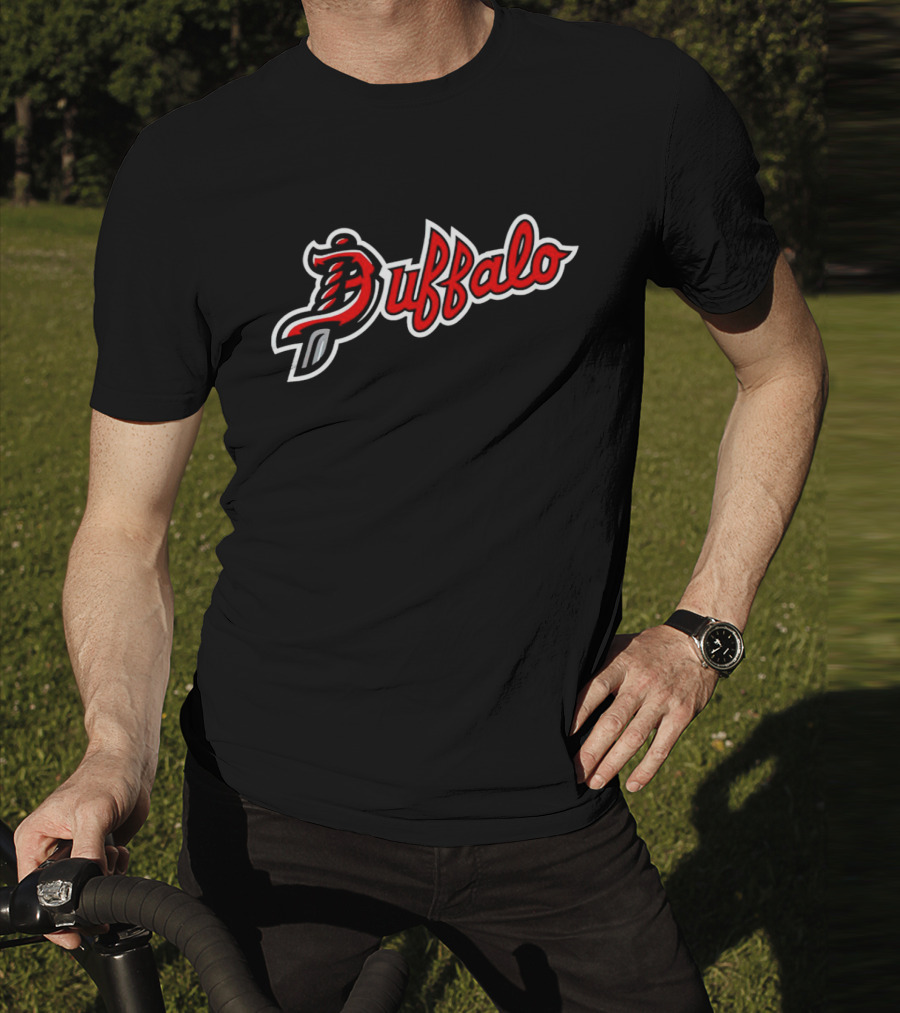 Buffalo Script With Sword T-Shirt