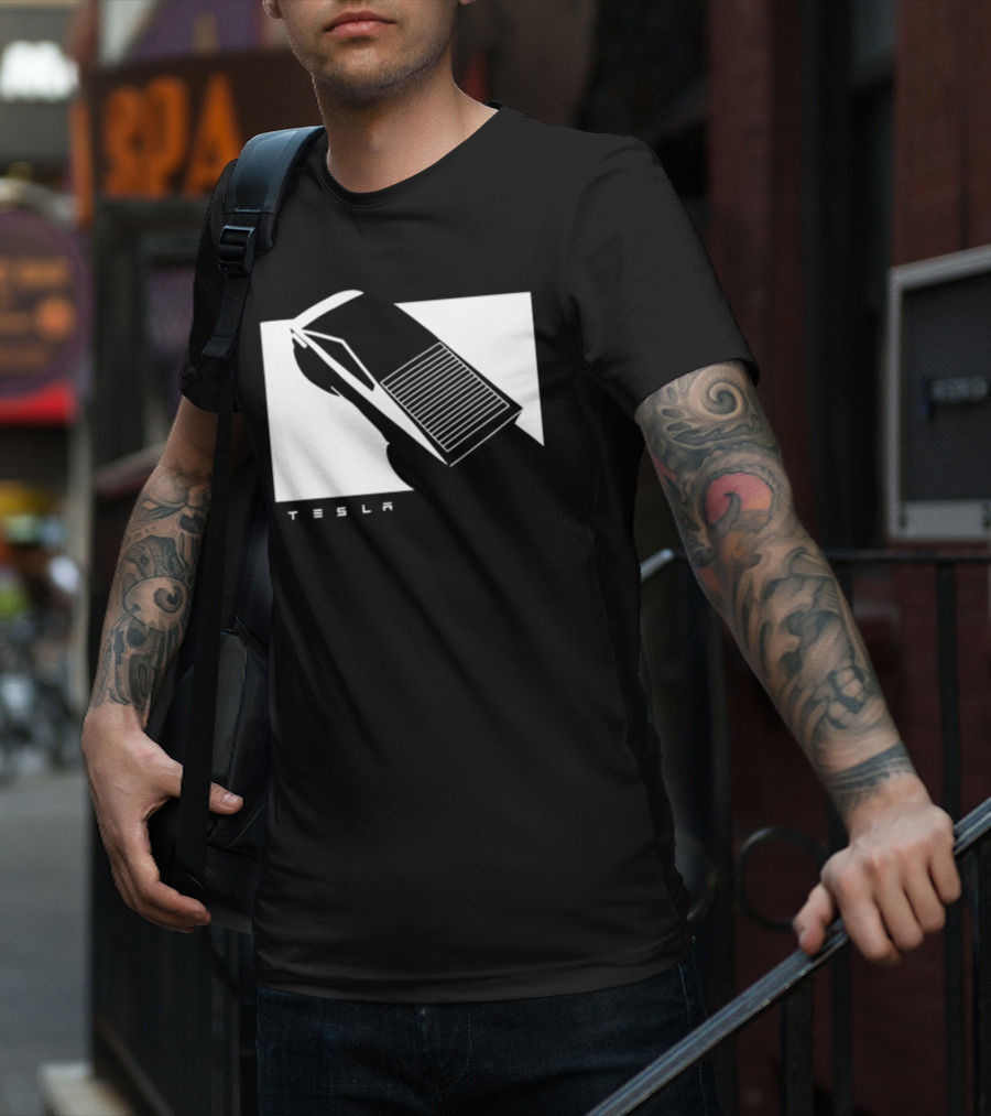 Tesla Cybertruck Monochrome Concept T-Shirt