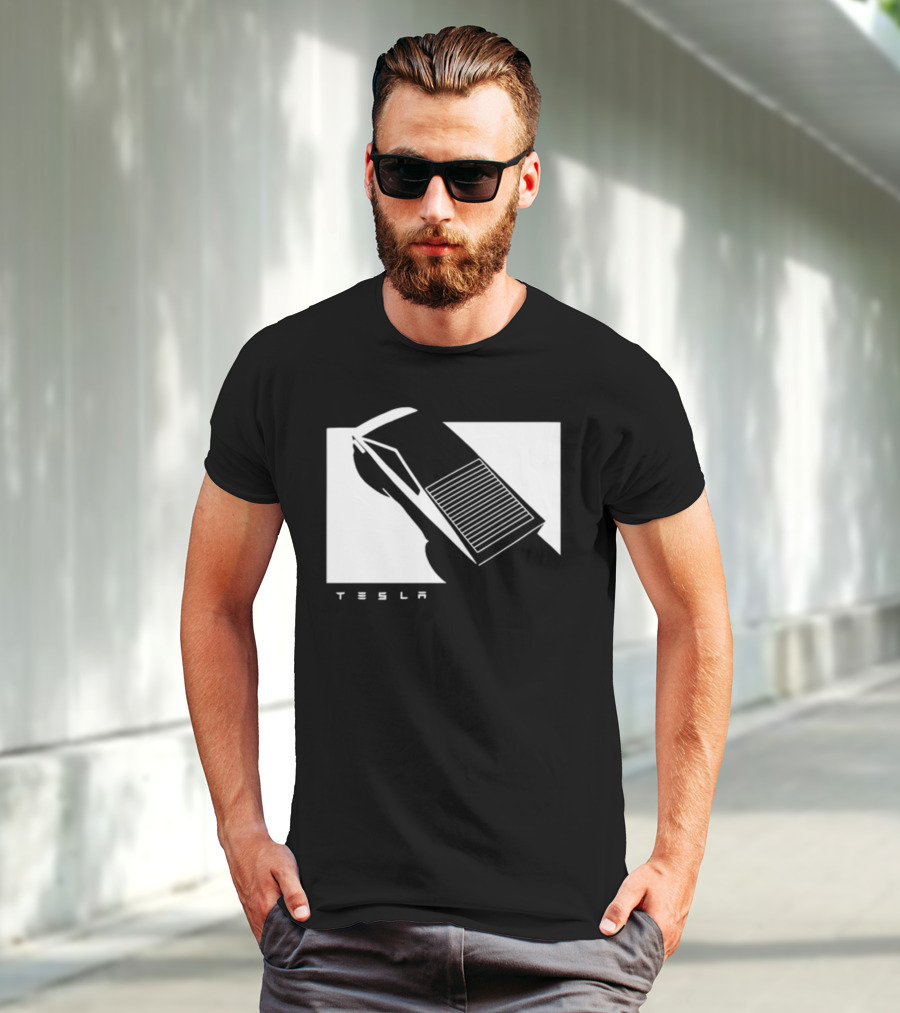 Tesla Cybertruck Monochrome Concept T-Shirt