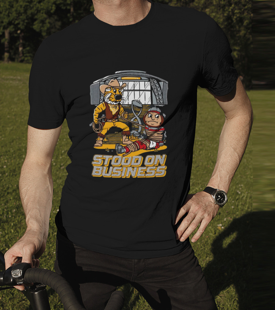 Stood On Business Mizzou Tiger Enforcer With Captive Buckeye T-Shirt