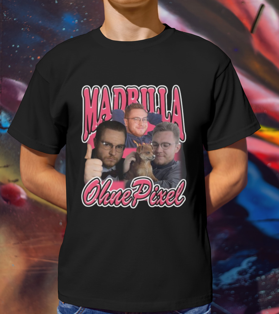 Madrilla OhnePixel Thumbs Up Dog Trio T-Shirt