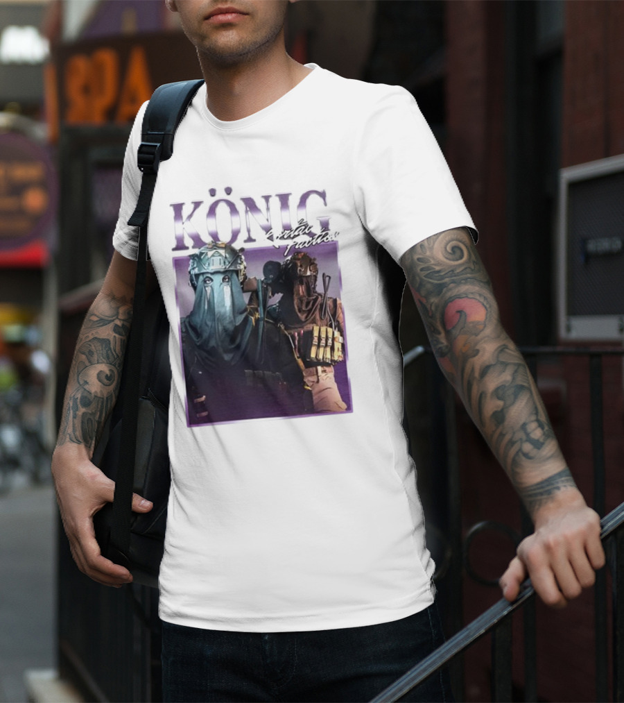 König Kortac Faction Masked Figures With Tactical Gear T-Shirt