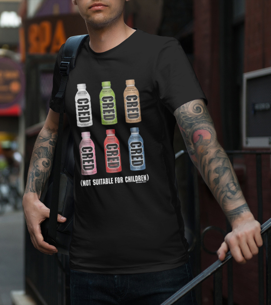 South Park Cred Bottles Mellow Mega Lime Oatmeal Gunk Nuts German Water Not Suitable For Children T-Shirt