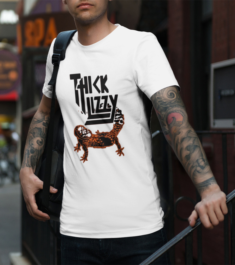 Thick Lizzy Folk Freegan Drunk Lizard T-Shirt