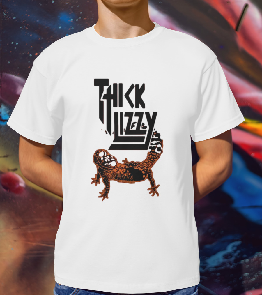 Thick Lizzy Folk Freegan Drunk Lizard T-Shirt