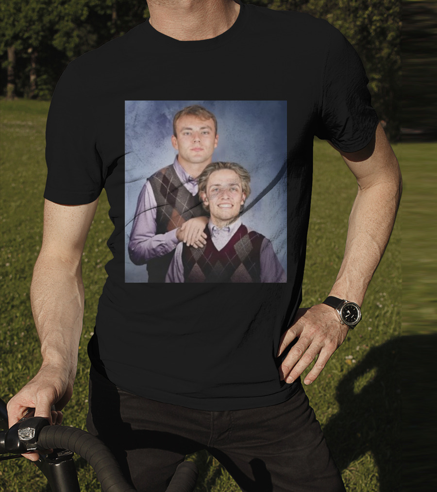 Carson Beck Brock Bowers Step Brothers Comedy Portrait T-Shirt