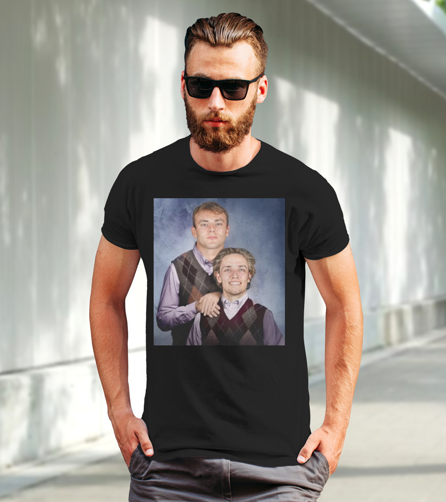 Carson Beck Brock Bowers Step Brothers Comedy Portrait T-Shirt