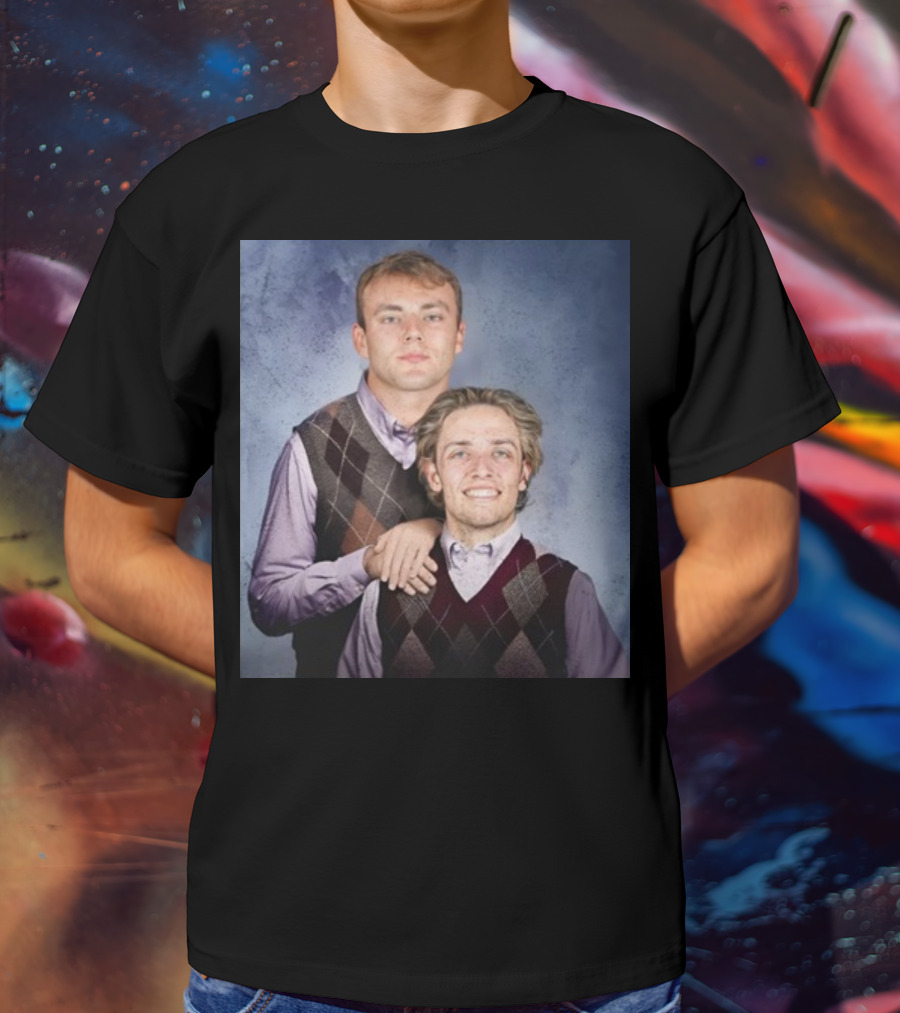 Carson Beck Brock Bowers Step Brothers Comedy Portrait T-Shirt