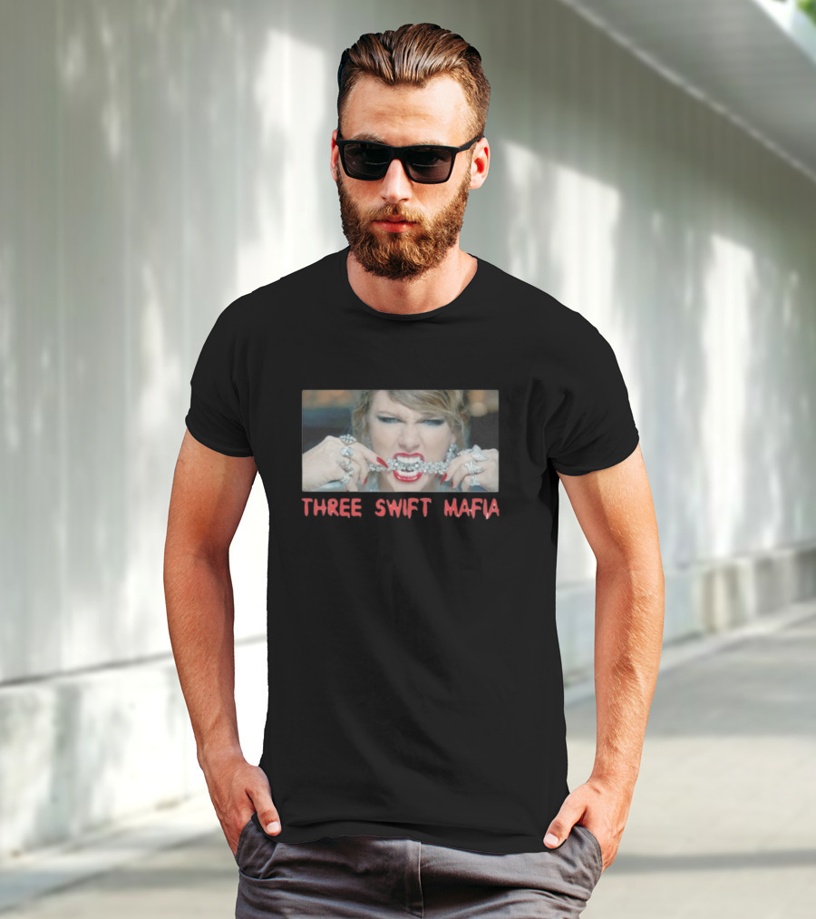 Dirtycottonmemphis Three Swift Mafia Bold Jewelry Image T-Shirt