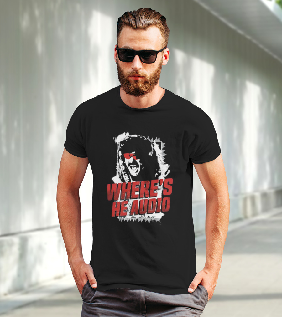 Dr Disrespect Where's He Audio T-Shirt