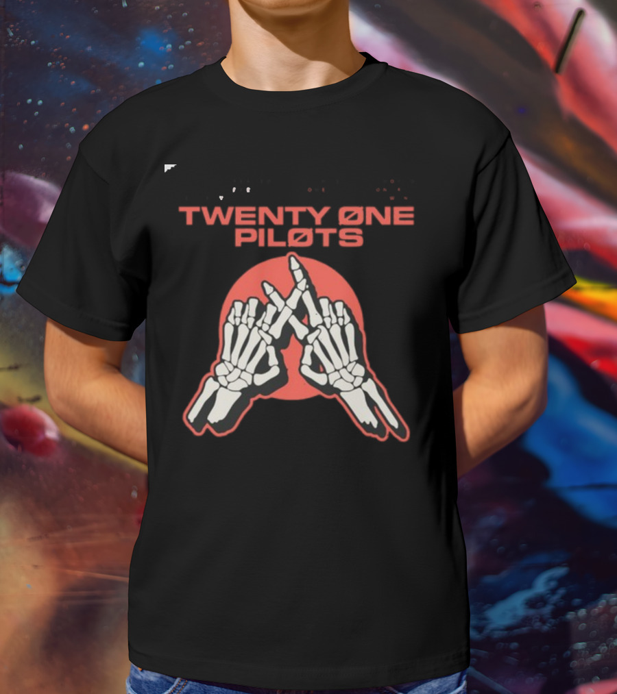 Twenty One Piløts Skeleton Hands I Created This World To Feel Some Control T-Shirt