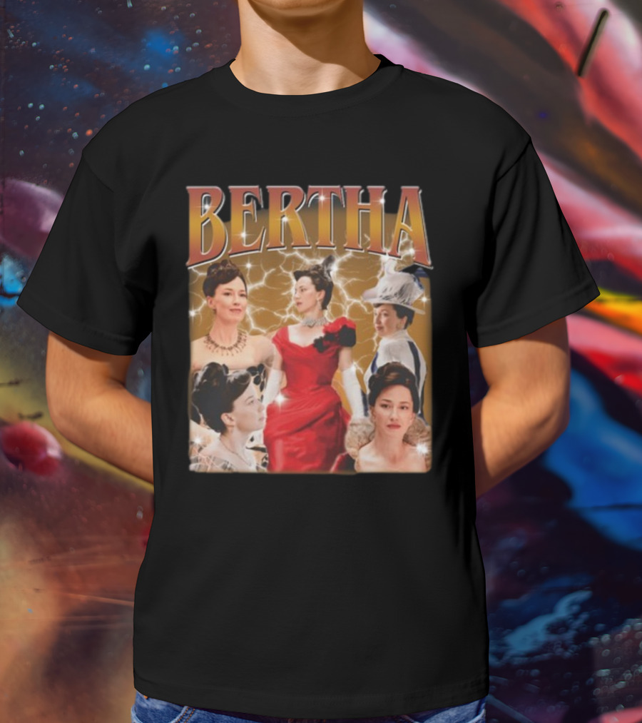 Bertha The Boss Glamorous Vintage Fashion Queens T-Shirt