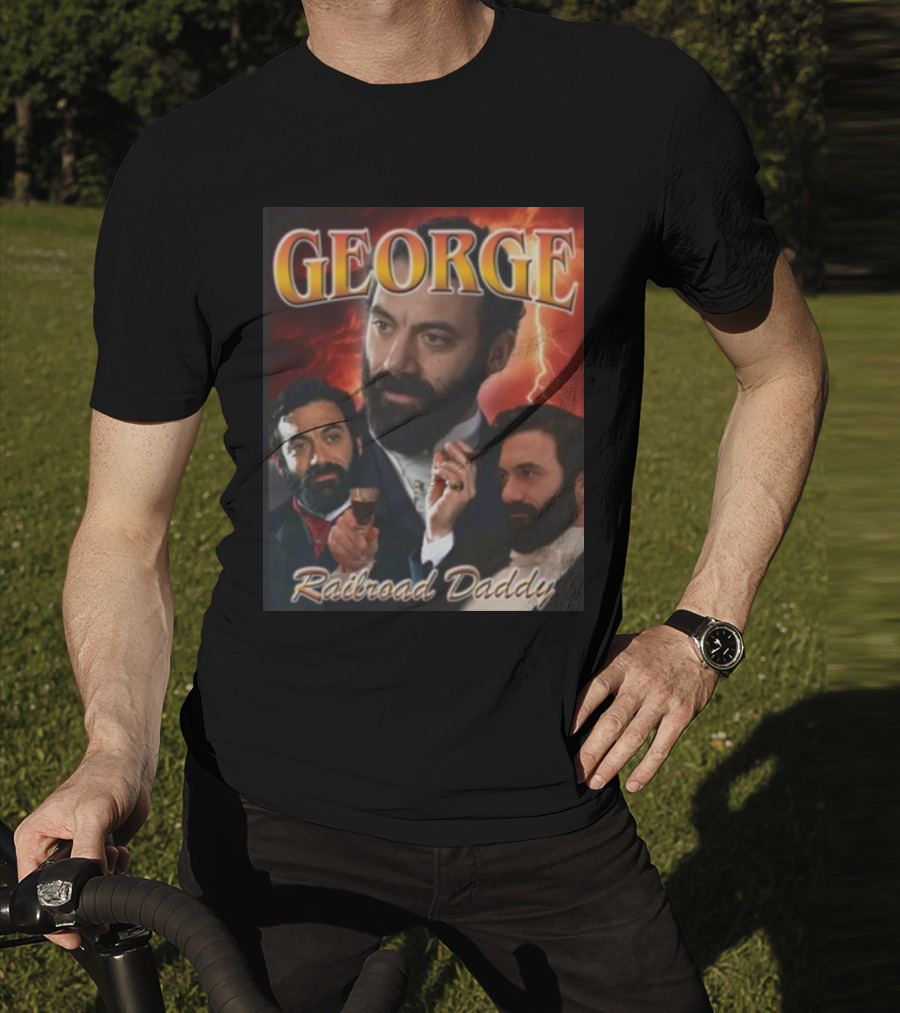 GEORGE Railroad Daddy Mummy Dearest Podcast T-Shirt