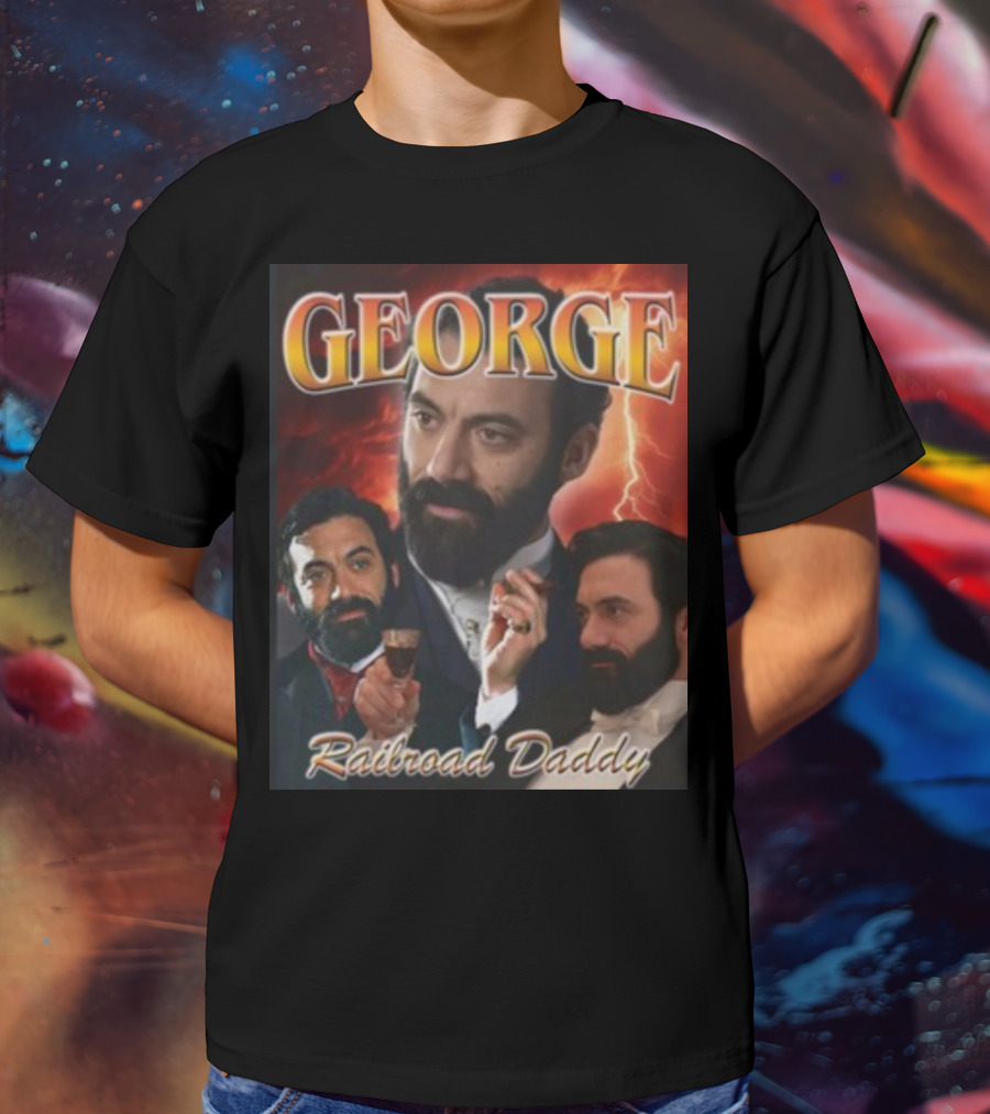 GEORGE Railroad Daddy Mummy Dearest Podcast T-Shirt