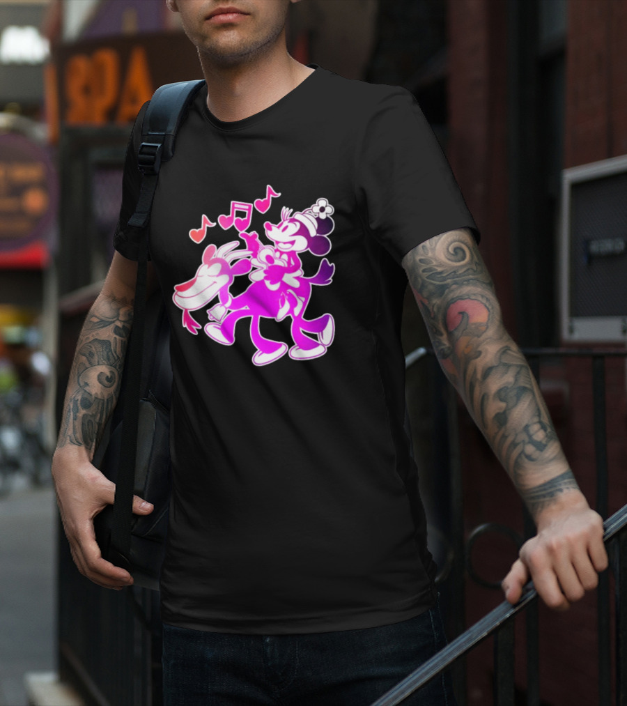 Pixelkitties Steamboat Minerva Musical Adventure Retro Cartoon T-Shirt