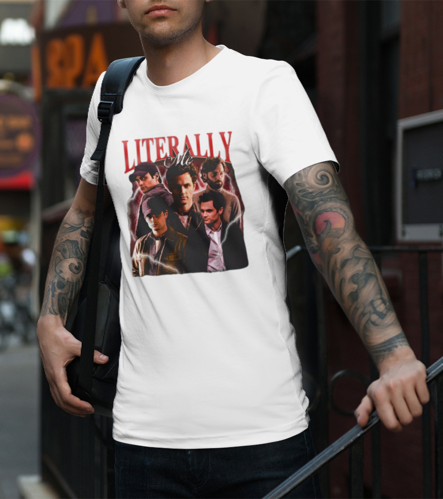 Notsafeforwear Joe Goldberg Literally Me Collage T-Shirt