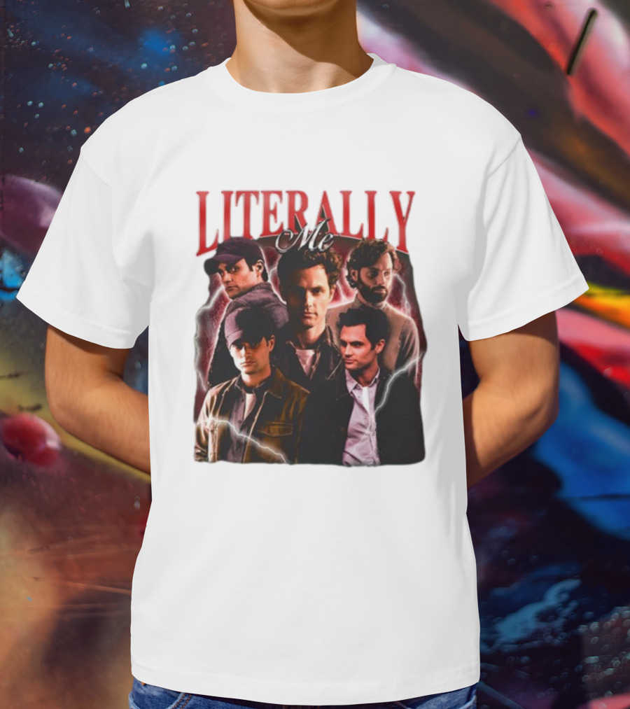 Notsafeforwear Joe Goldberg Literally Me Collage T-Shirt