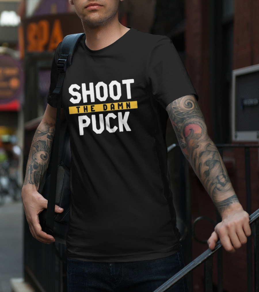 Pittsburgh Shoot The Damn Puck T-Shirt