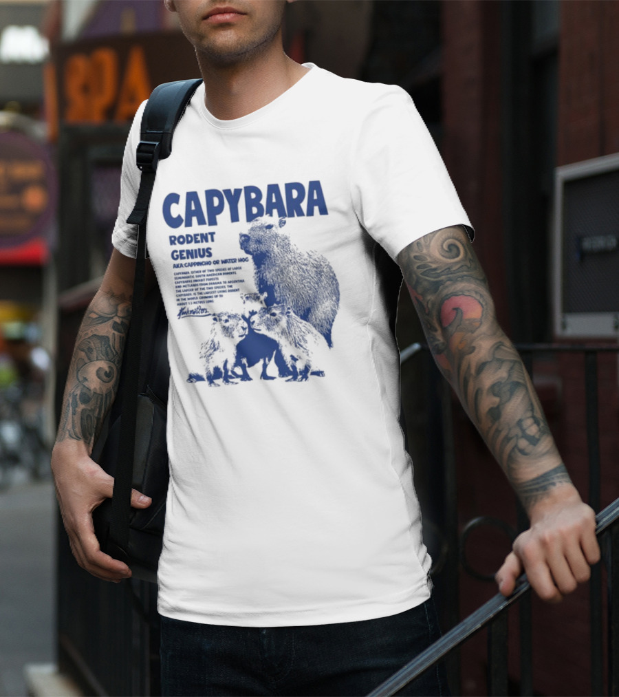 CAPYBARA Rodent Genius Aka Cappincho Or Water Hog T-Shirt