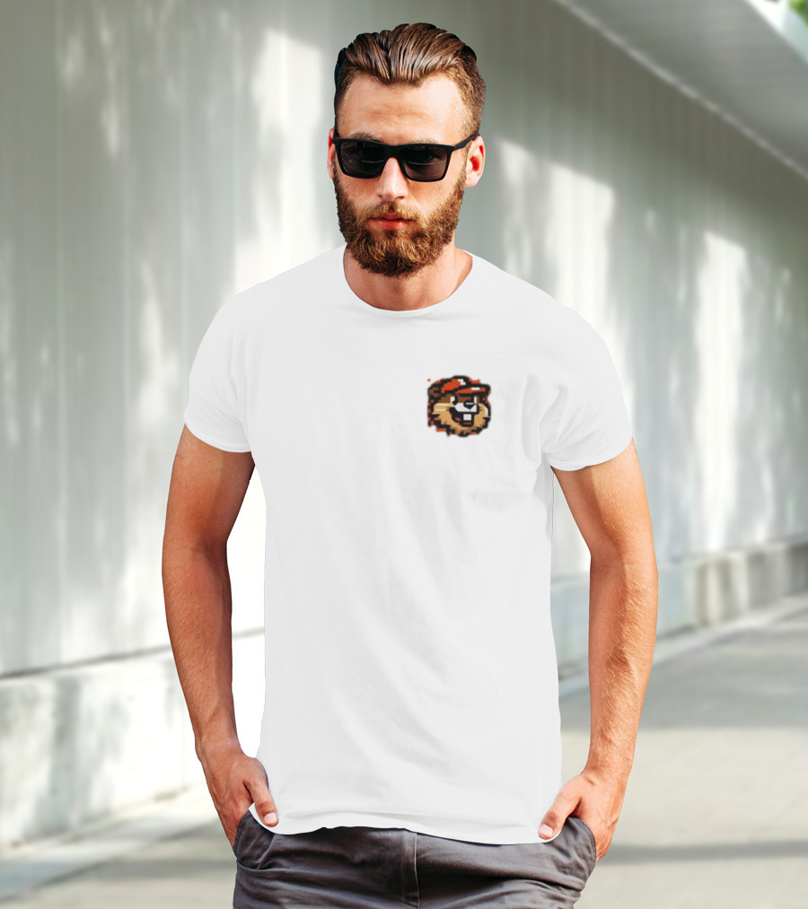 Digital Dam The Pac 2 Oregon State Beaver Retro Pixel T-Shirt
