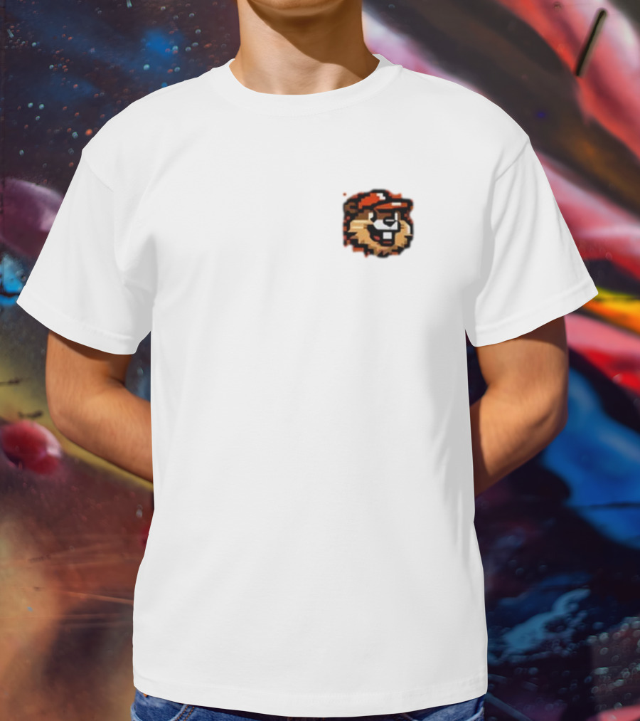 Digital Dam The Pac 2 Oregon State Beaver Retro Pixel T-Shirt