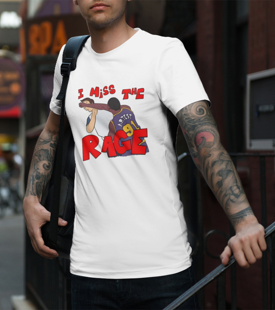 Lucca International I Miss The Rage Artest 91 T-Shirt