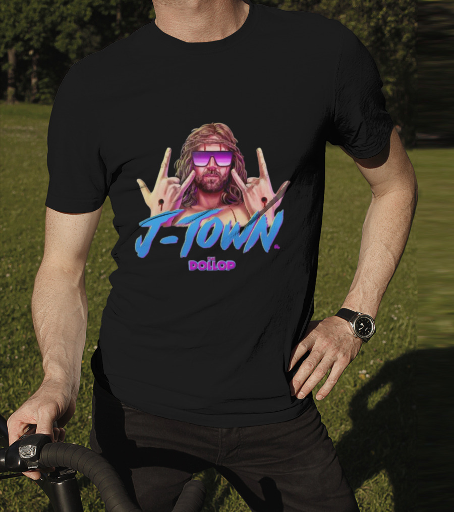 J Town The Dollop Retro Style Graphic By Jamesfosdike T-Shirt