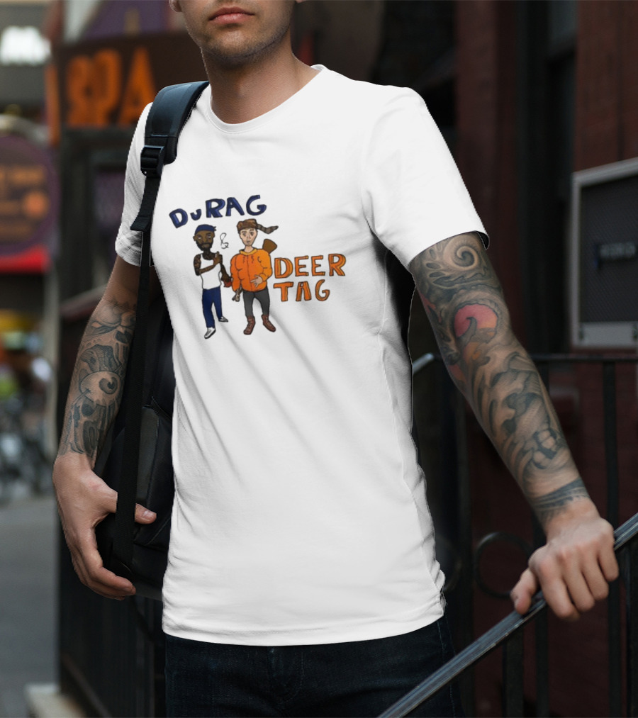 Topbananausa Store Durag Deer Tag T-Shirt