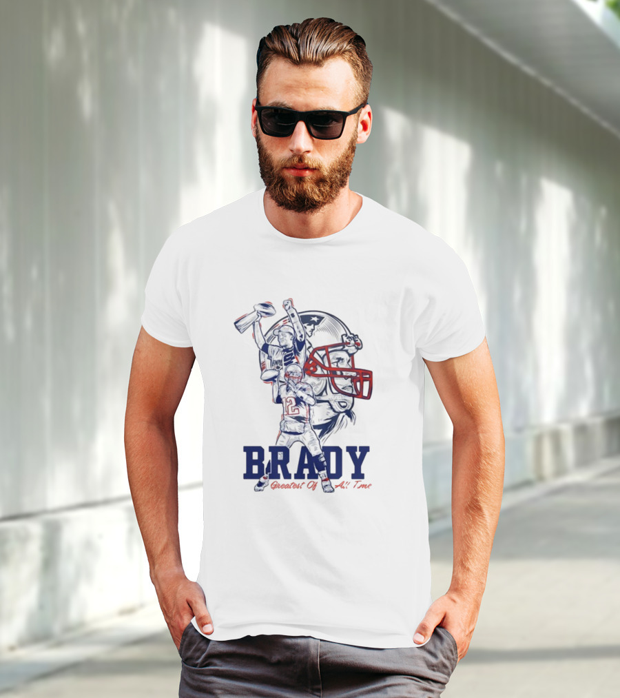 BRADY Greatest Of All Time Patriots T-Shirt