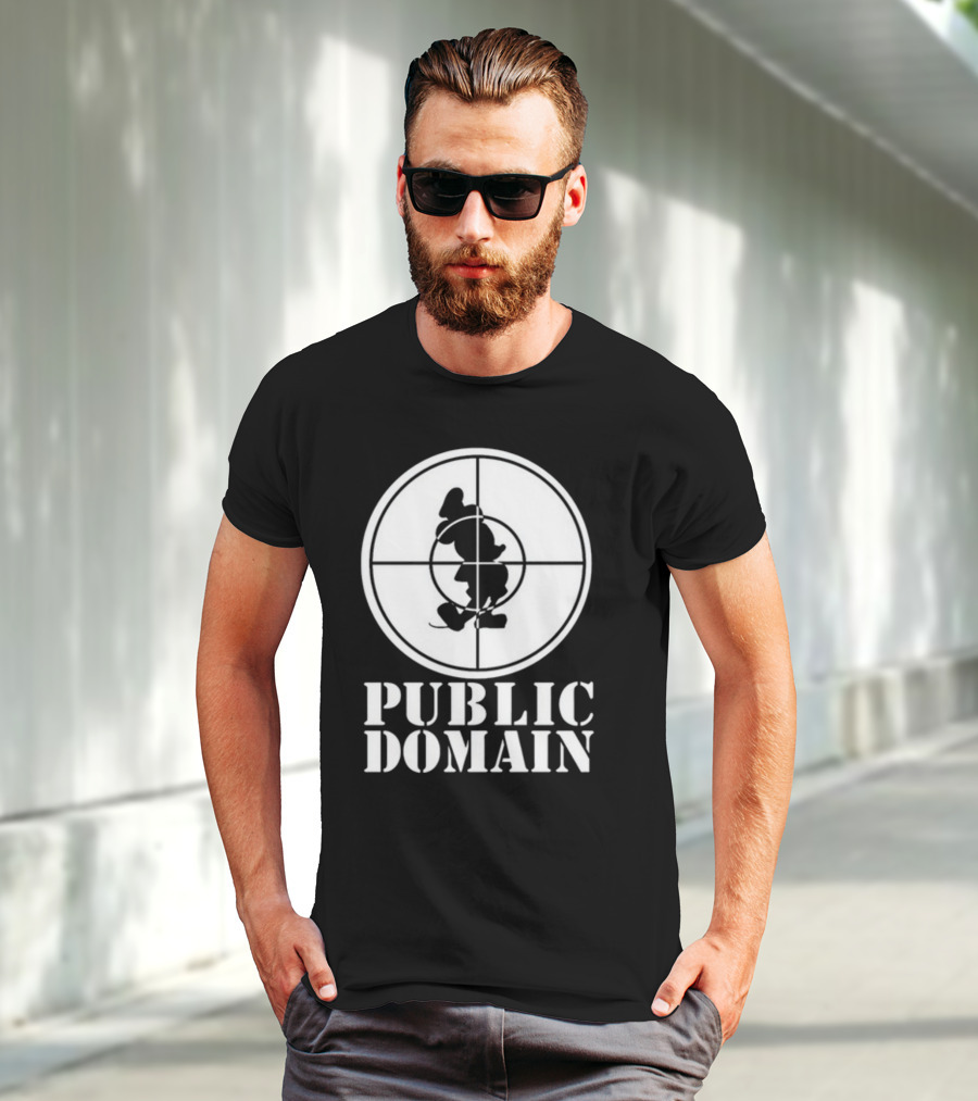 Public Domain Mickey Mouse Target T-Shirt